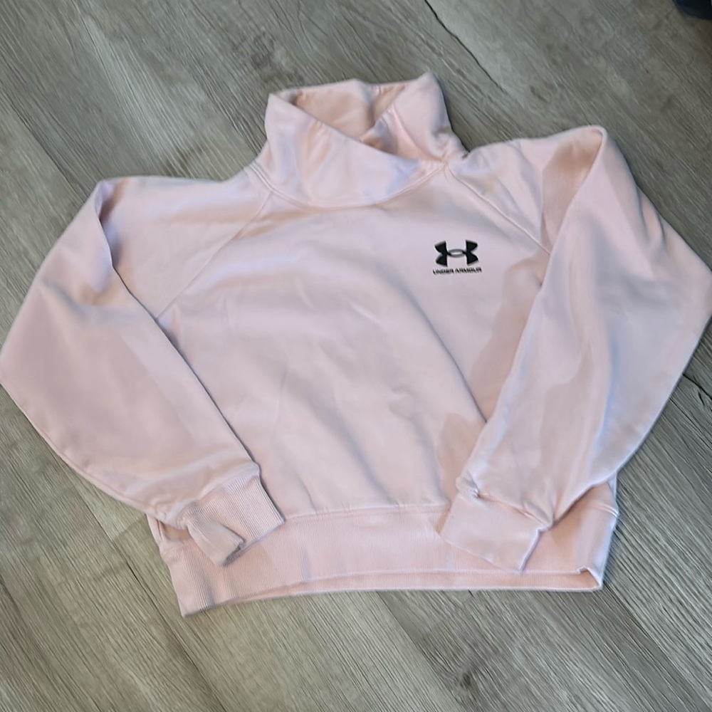 UA funnel neck cropped sweatshirt